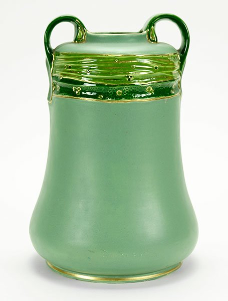 A Jugendstil Glazed Ceramic Vase. (1 of 1)