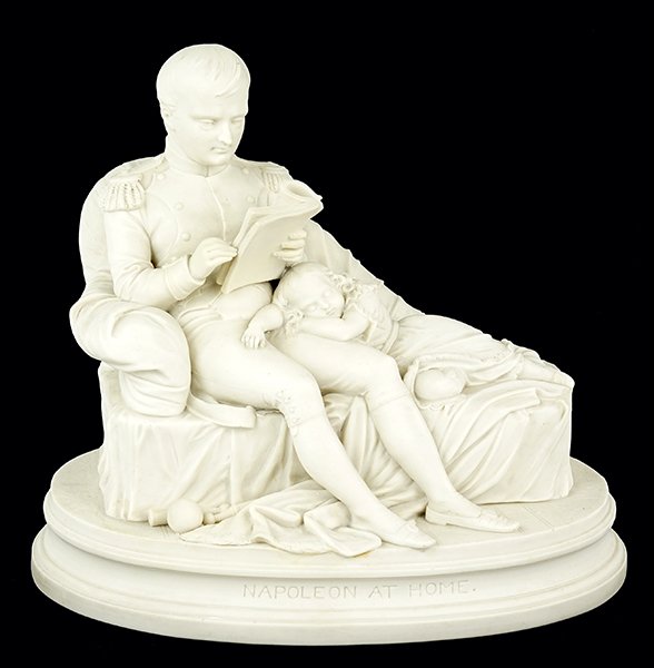 A Parian Porcelain Figure of Napoleon. (1 of 1)