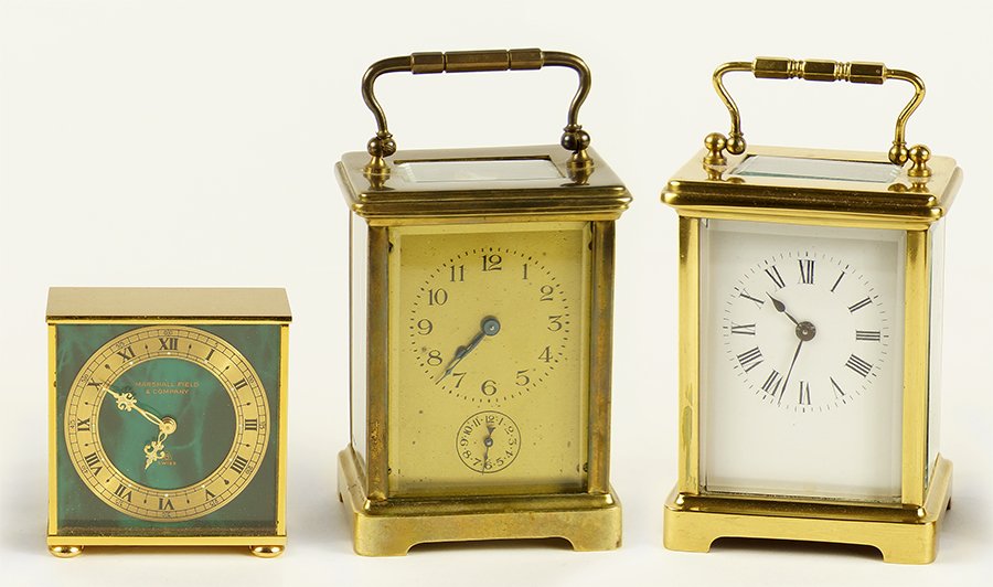 A French Brass Carriage Clock. (1 of 1)