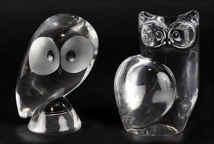 A Steuben Crystal Owl. (1 of 1)