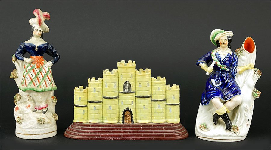 Two Staffordshire Figures. (1 of 1)