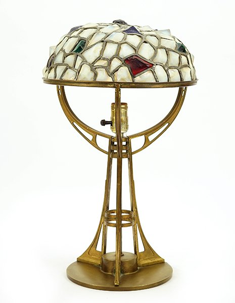 An Art Nouveau Table Lamp. (1 of 1)