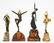 Four Art Deco Style Figures.