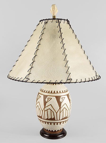 A Charles Catteau Table Lamp. (1 of 1)