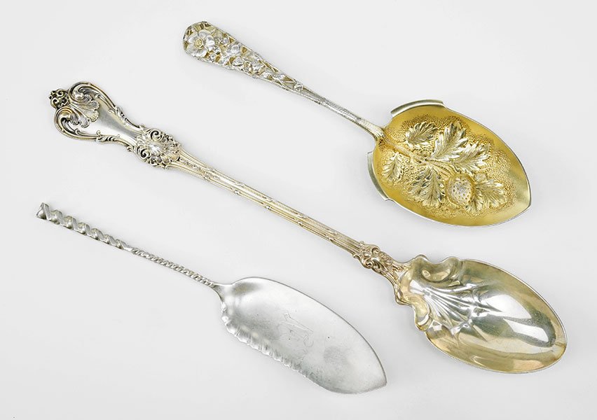 An American Sterling Silver Berry Spoon. (1 of 1)