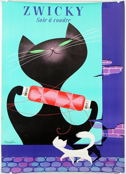 Donald Brun (Swiss, 1909-1999)  Zwicky - Soie a Coudre. (1 of 1)