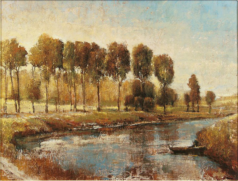 Patrick (American, 20th Century) Bend In The River. (1 of 1)