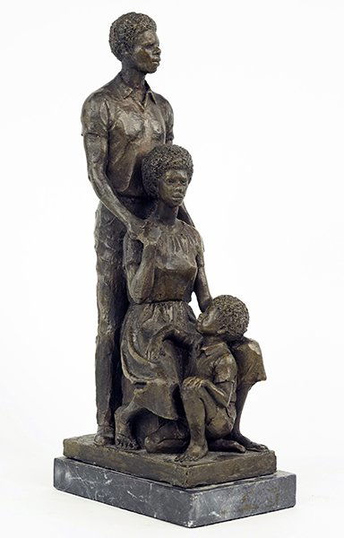 Artist Unknown (20th Century) Figural Group. (1 of 4)