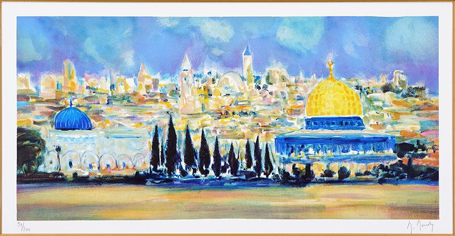 Marcel Mouly (French, 1918-2008) Jerusalem. (1 of 1)