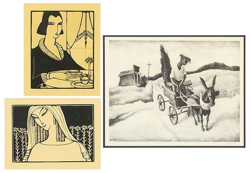 Artist Unknown (French, 20th Century) Two Deco-Style (1 of 1)