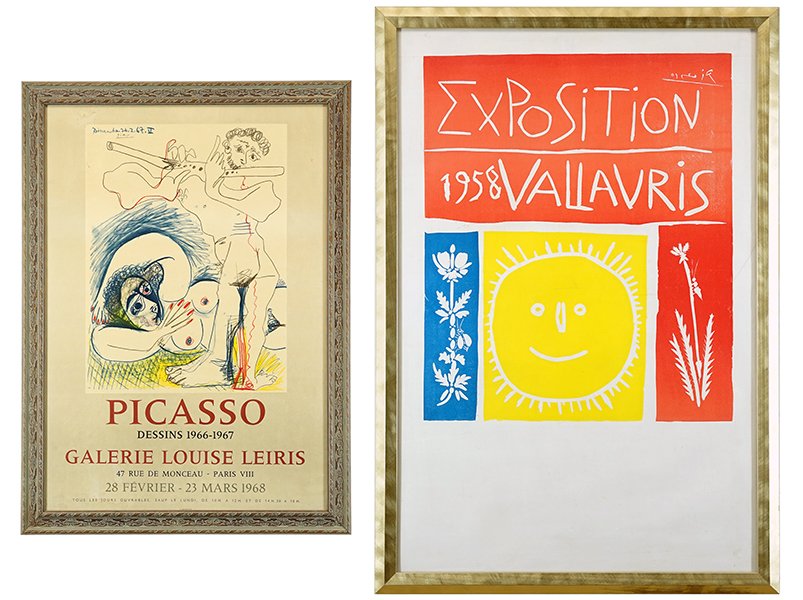 A 1958 Picasso Exposition Vellauris Poster. (1 of 8)