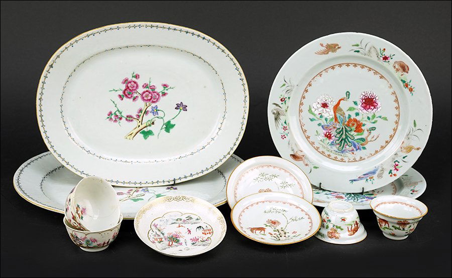 A Collection of Chinese Export Porcelain. (1 of 1)