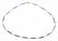 A Gold and Enamel Link Necklace.