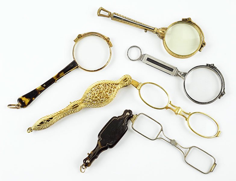 Two Tortoise Shell Handled Lorgnettes. (1 of 1)