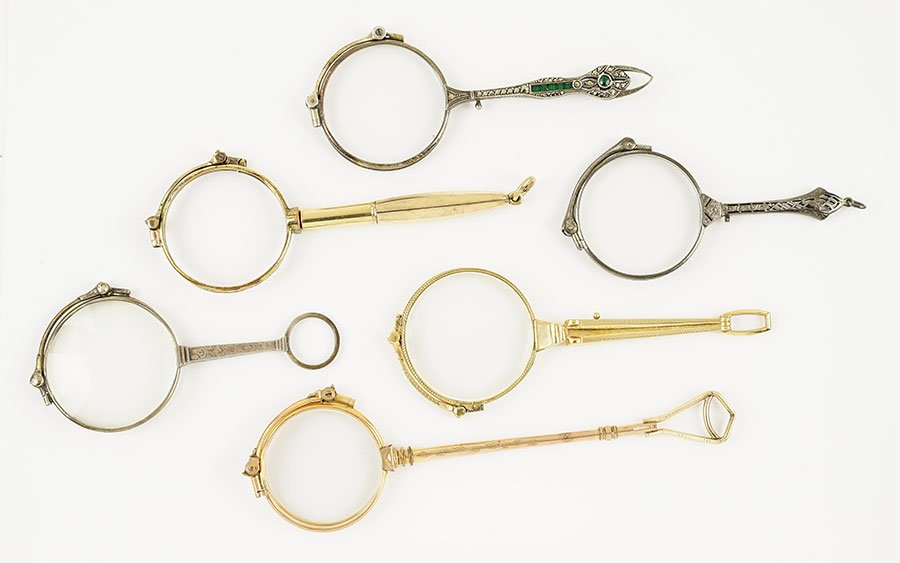 Three Sterling Silver Lorgnettes. (1 of 1)