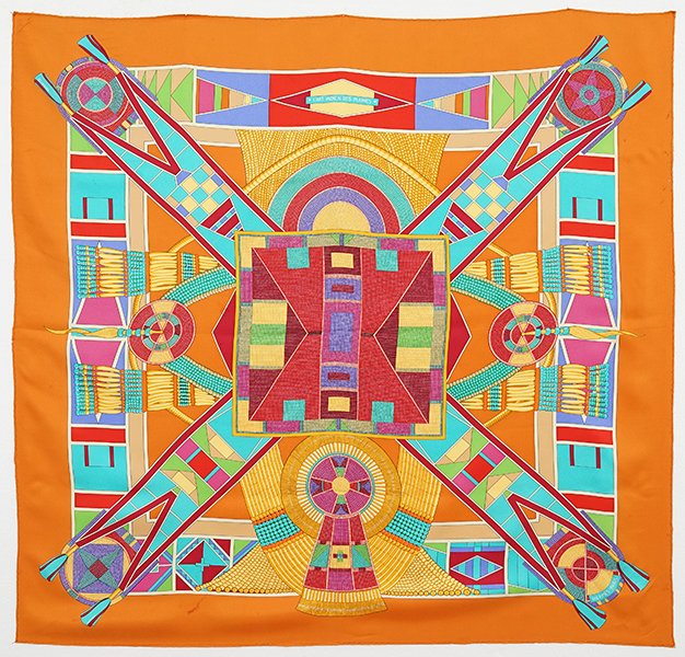An Hermes Silk Scarf. (1 of 1)