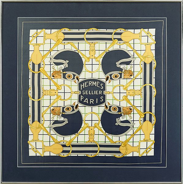 An Hermes Silk Scarf. (1 of 1)