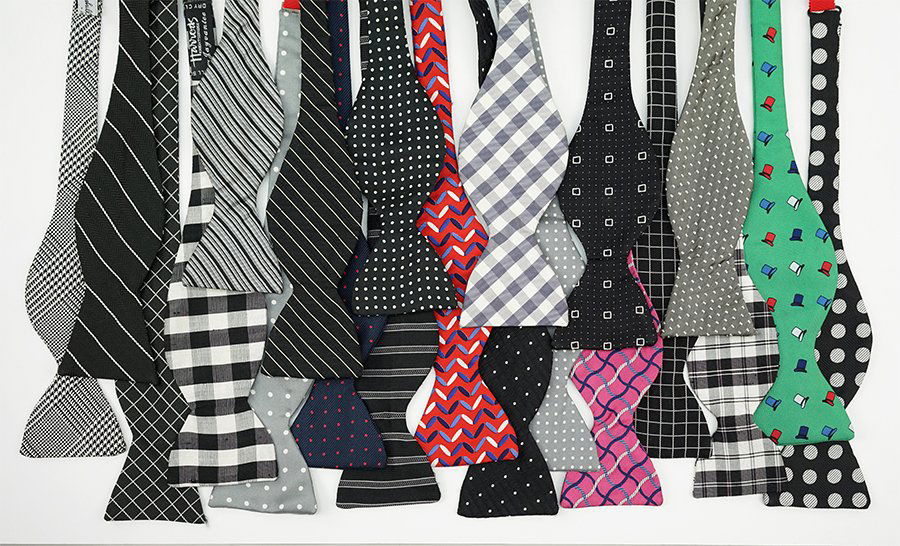 A Collection Of Twelve Turnbull & Asser Silk Bow Ties. (1 of 1)