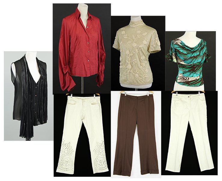 Two Brioni Lady's Blouses. (1 of 1)