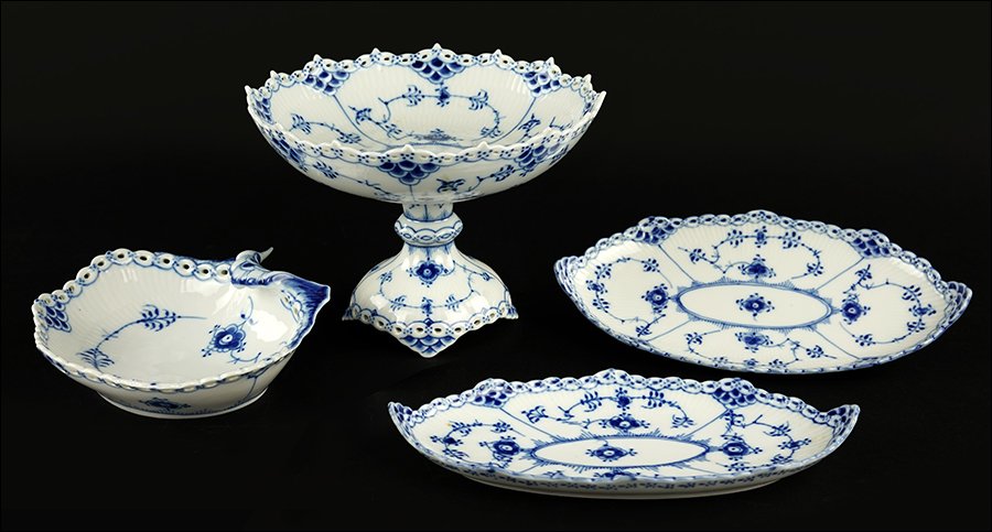 A Collection of Royal Copenhagen Blue Fluted Porcelain (1 of 1)