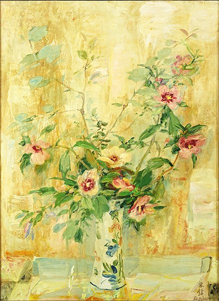 Le Pho (Vietnamese, 1907-2001) Les Hibiscus. (1 of 5)
