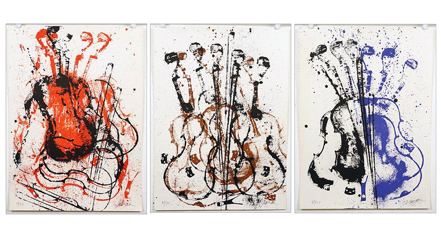 Fernandez Arman (French, 1928-2005) Les Violins. (1 of 2)