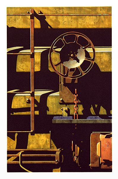 ROBERT COTTINGHAM (AMERICAN, B. 1935) ROLLING STOCK, (1 of 2)