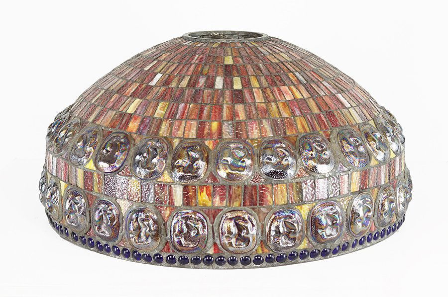 A Leaded Glass Shade. (1 of 1)