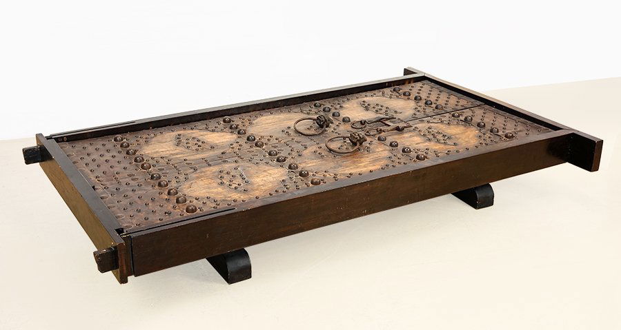 A Set of Chinese Elmwood Doors. (1 of 1)