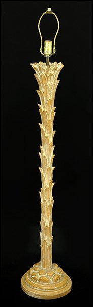 A Chapman Palm Tree Lamp in the Style of Serge Roche. (1 of 1)