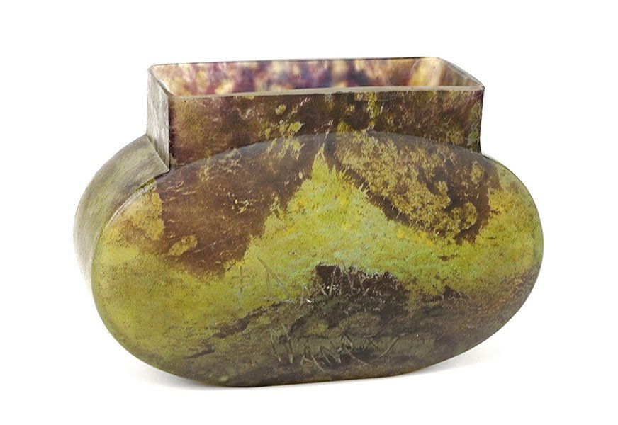 A Daum Freres Oval Vase. (1 of 1)