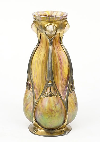 A Loetz Art Nouveau Glass Vase. (1 of 2)