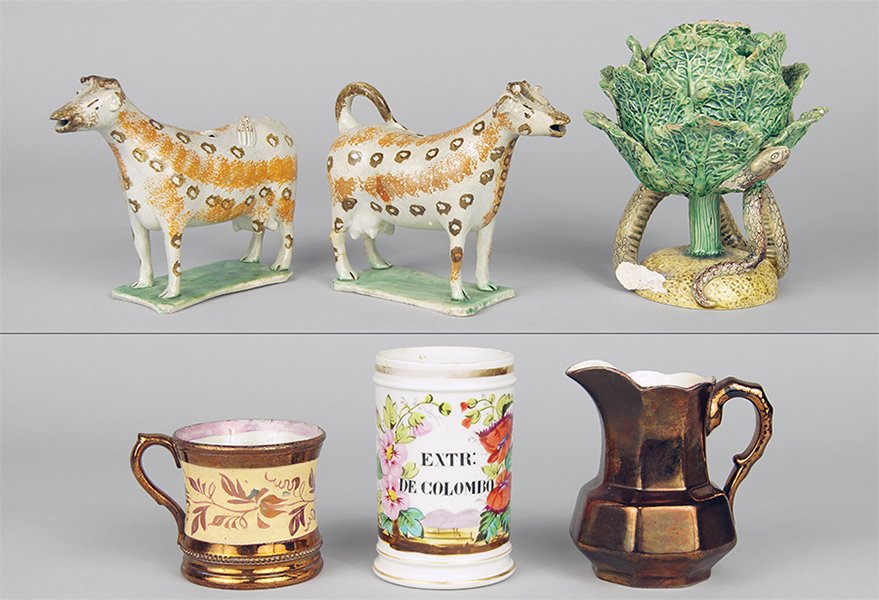 A Group of Ceramic Decorative Articles. (1 of 1)