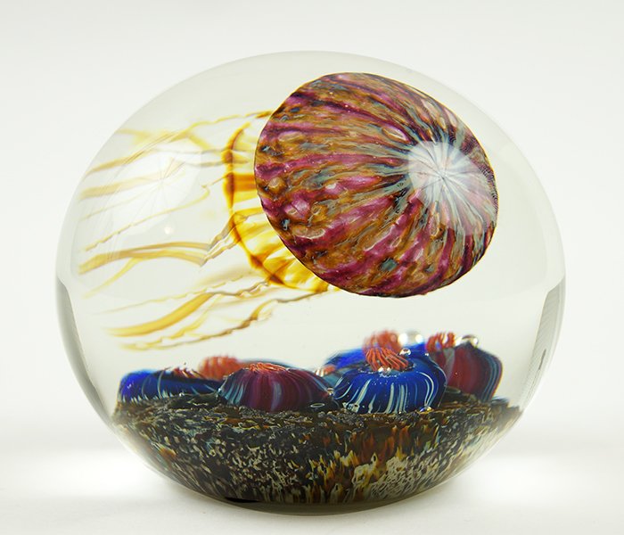 A Rick Satava Glass Paperweight. (1 of 1)