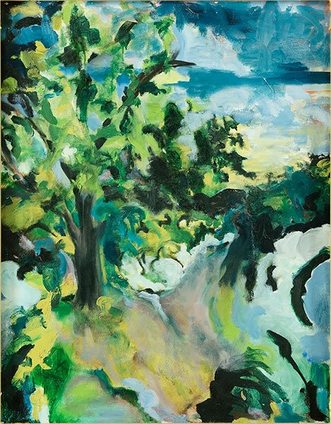 Bonnie Bauman (Contemporary) Before the Hour.: Bonnie Bauman (Contemporary) Before the Hour. Oil on canvas. Signed and titled en verso Canvas: 28" x 22"