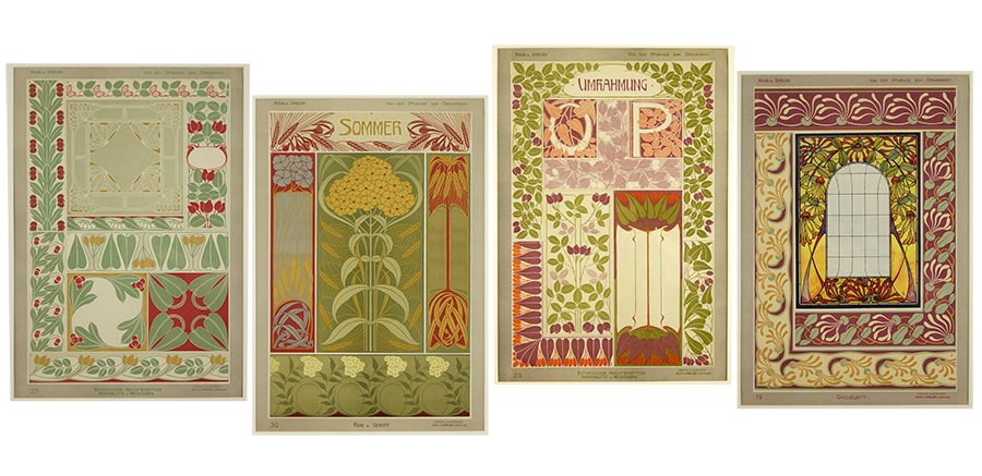 Kolb & Gmelich (Austrian, 19th/20th Century) Four Art (1 of 1)