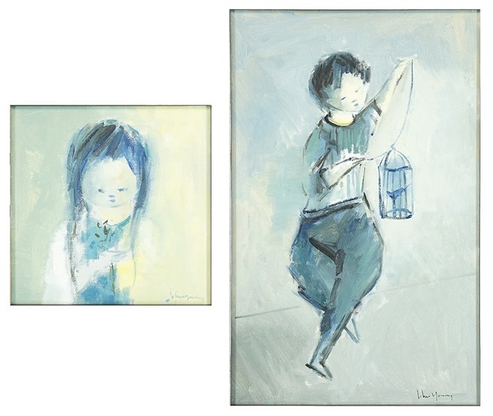 John Young (American, 20th Century) Two Works. (1 of 1)