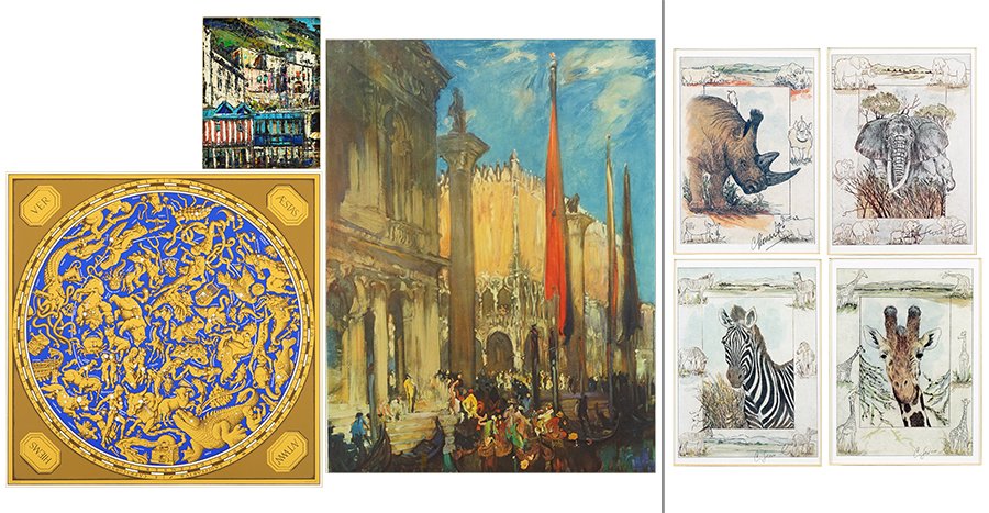 Artist Unknown (20th Century) Constellation. (1 of 1)