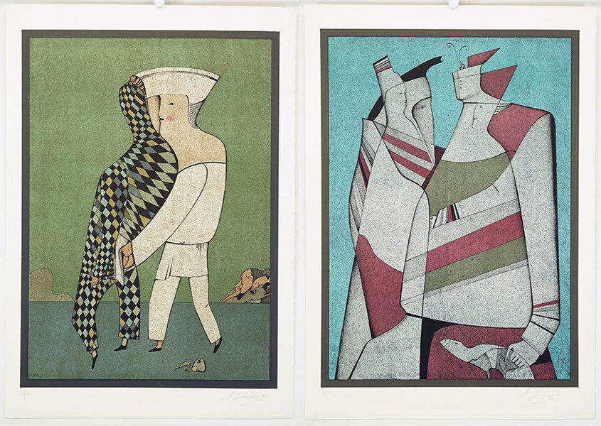 Mikhail Chemiakin (Russian, B. 1943) Two Color (1 of 1)