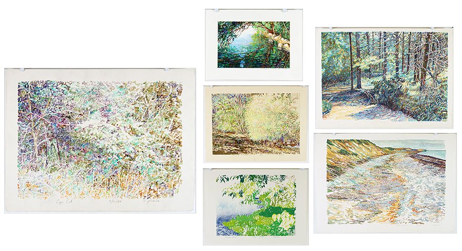 Dan Ziembo (American, B. 1941) Two Watercolors. (1 of 1)