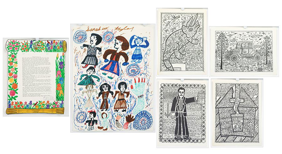 Howard Finster (American, 1916-2001) A Collection of (1 of 4)