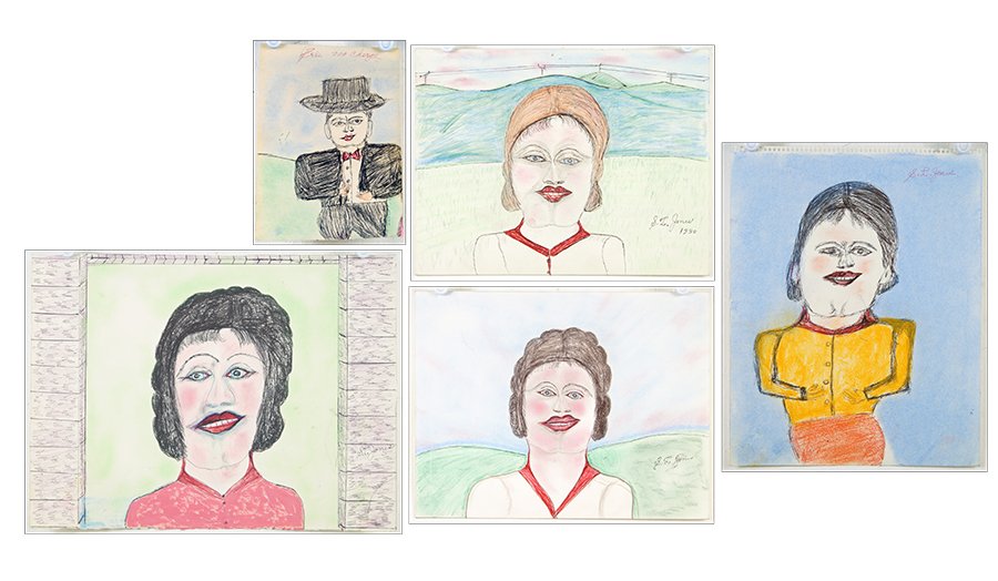 Shields Landon Jones (American, 1901-1997) Five Single (1 of 1)