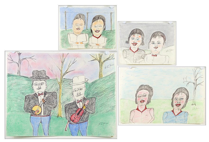 Shields Landon Jones (American, 1901-1997) Banjo and (1 of 1)