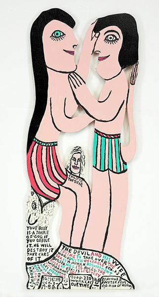 Howard Finster (American, 1916-2001) The Devil and His (1 of 1)