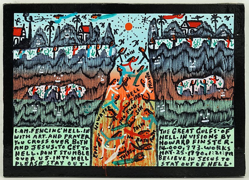 Howard Finster (American, 1916-2001) The Great Gulfs of (1 of 1)