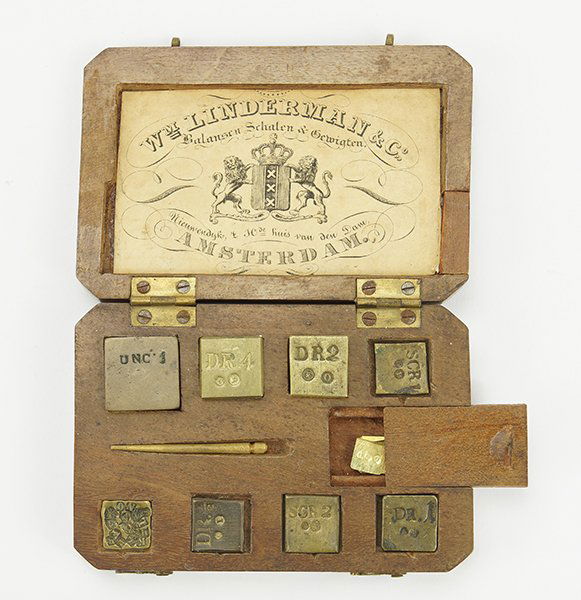 A Set Of W.M. Linderman Balance And Scale Weights. (1 of 1)