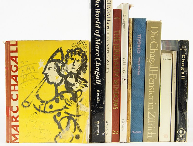 A Collection of Books on Marc Chagall.: A Collection of Books on Marc Chagall.