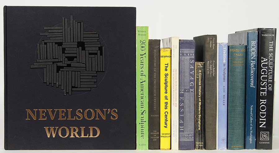 A Collection of Books on Sculpture.: A Collection of Books on Sculpture. Includes books on Nevelson, Rodin, and Henry Moore