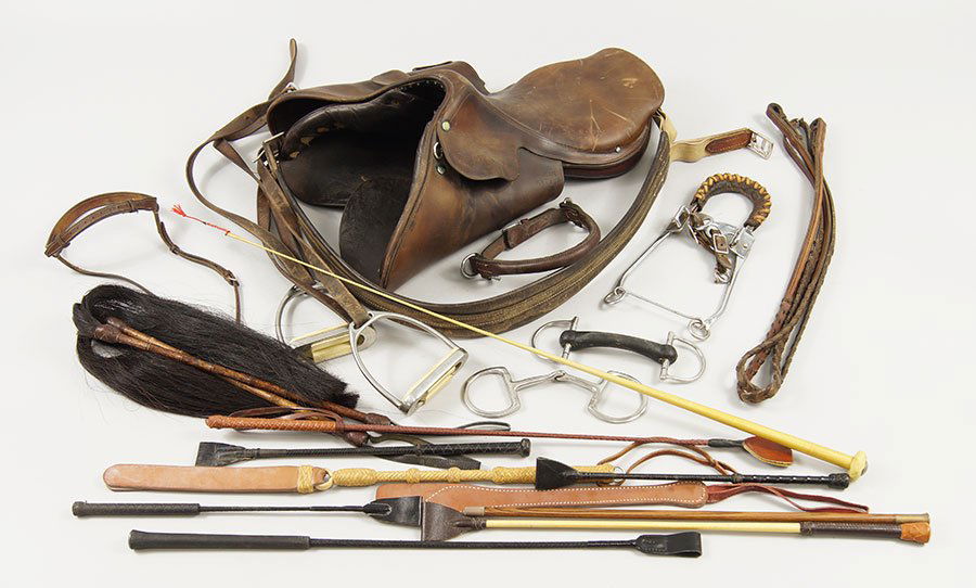 An Hermes Leather Saddle. (1 of 8)