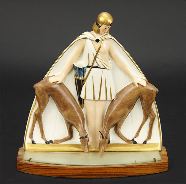 An Argilor Art Deco Perfume Lamp. (1 of 4)